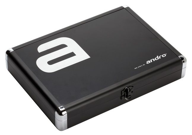 Hộp đựng vợt Andro Alu Case Alpha Black