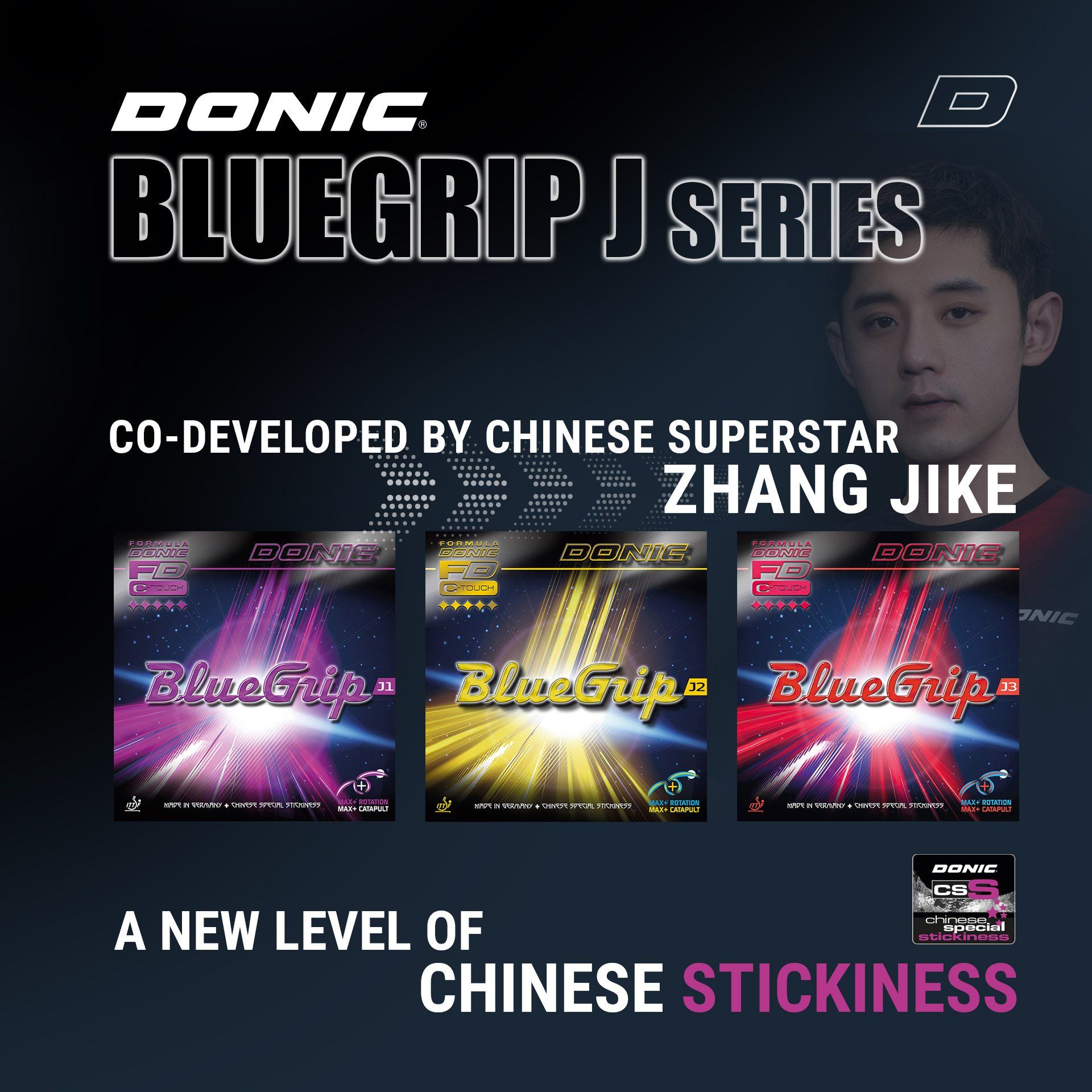 Mặt vợt Donic BlueGrip J2