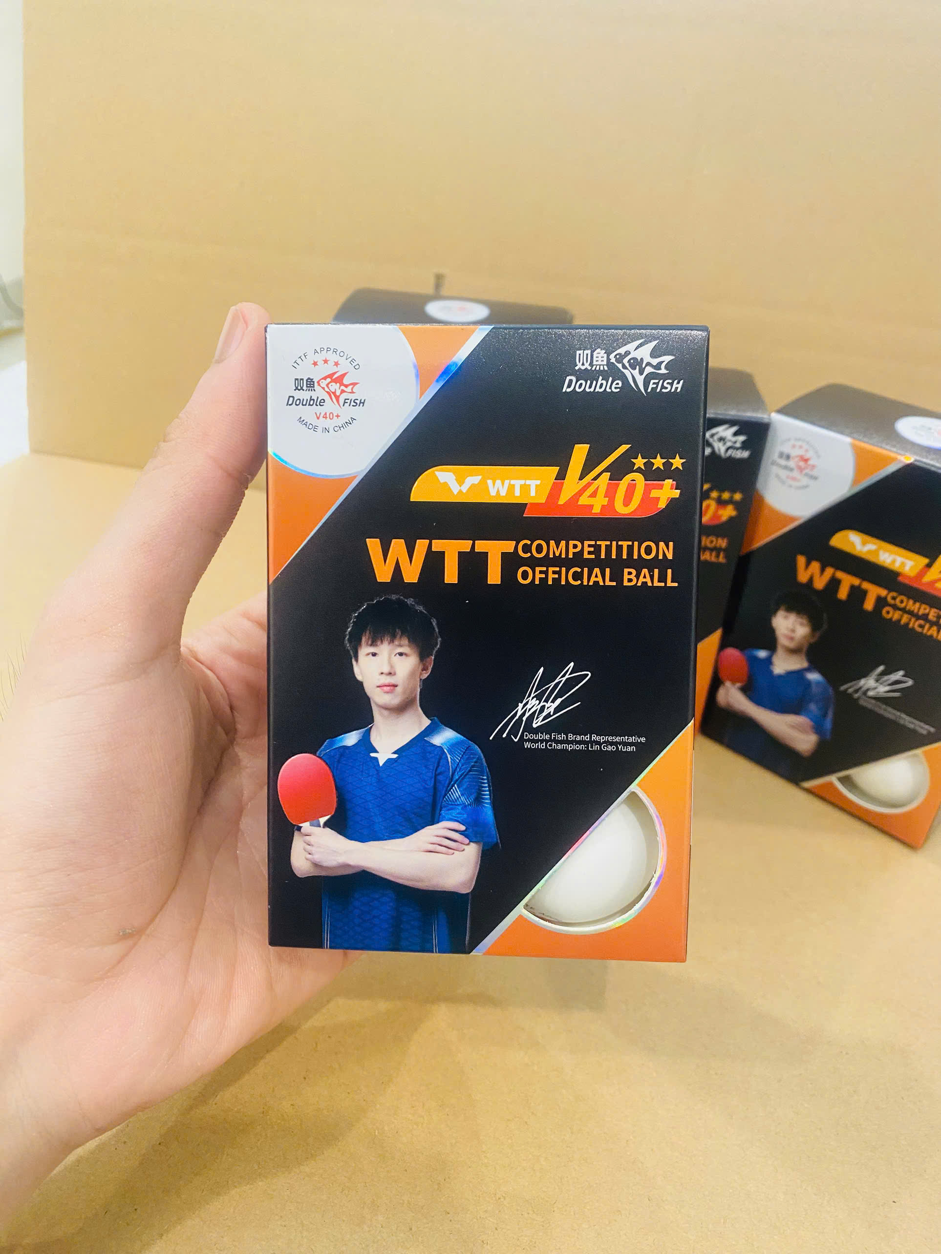 Bóng Double fish WTT New
