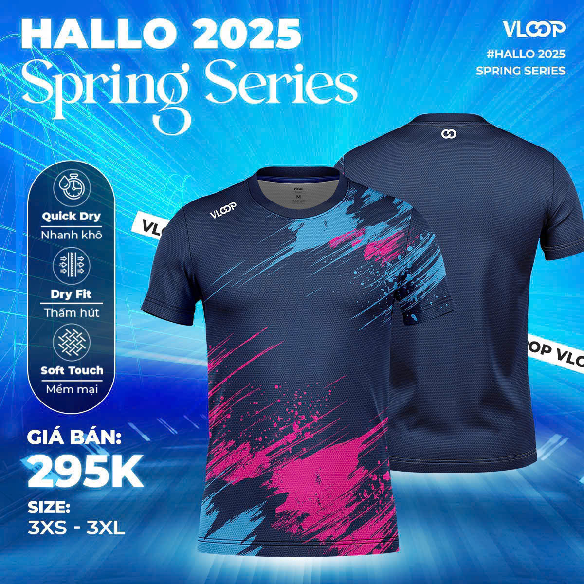 ÁO VLOOP HALLO 2025 Navy 