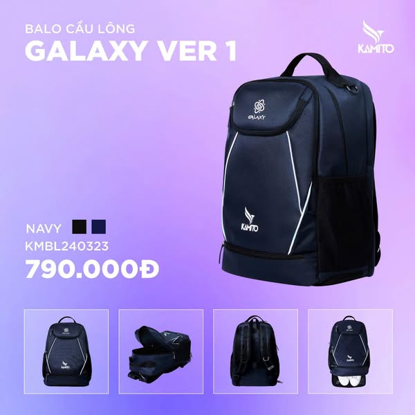 Balo Thể Thao Kamito Galaxy V1 Navy 