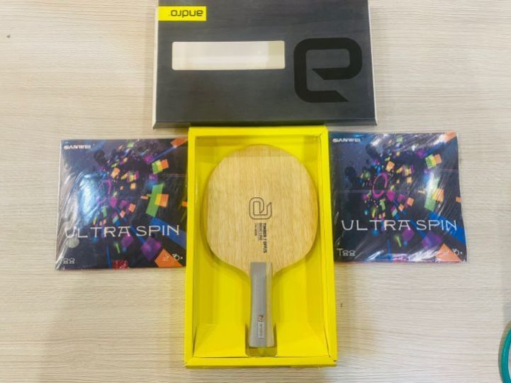 Combo Vợt Andro Timber 7 + Mặt Ultra Spin